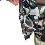 Camouflage Maxi Dress, 2XL, sheer skirt, casual, party, costume, fall, buttons Green Size 2X Photo 6