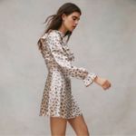 Laura Ashley x URBAN OUTFITTERS Satin Ruffle Mini Dress Baby Doll C27 Photo 3