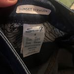 Seven7 NWT  Women's Sunset Bermuda Dark Wash Denim Shorts 4 Vacation Basic Travel Photo 6