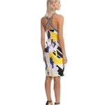 Karen Millen  floral print crisscross strap halter stretch cotton dress size 8 Photo 1