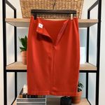 CAbi #3099 Overlay Pencil Skirt In Turmeric Orange, 6 Photo 4