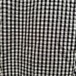 Talbots  Black White Gingham Plaid Capri Pants Size 14 Photo 3