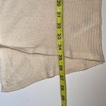 Topshop Cream Tight Knit Split Back Pullover Sweater Photo 8