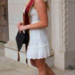 Olivaceous  Dress Mini White Photo 0