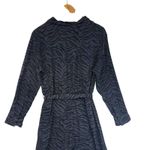 Rails  Callan Charcoal Tiger Striped Belted Jumpsuit Wide Leg Cropped Chic L Photo 7