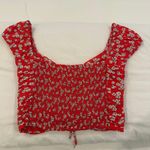 ZARA Pink Crop Top Photo 4