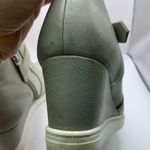 Linea Paolo  Light Gray Leather FRESHTON High Hi Top Hidden Sneakers Sz 9M Photo 4