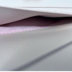 Glass Ladder & Co. Women's Blush Pink Portfolio Clutch Vegan‎ Pebbled Leather Photo 6