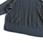 Como vintage  Black Classic Stretchy Pullover Sweater Crew Neck Size Medium Women Photo 4