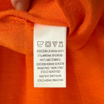 Counterparts  Orange 3/4 Bell Sleeve Pintuck and Crochet Blouse Photo 4