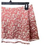 ANDIE NWT  Ditsy Floral Rose Sarong Swim Cover Up Side Tie Bottom S Pink #3018 Photo 9