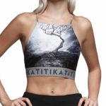 Nwt Titika Crew light impact bra sz 6 Black Photo 0