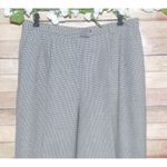 Rafaella Vintage Woolmark Houndstooth Lined Pleated Wool Pants Women 16 Career Photo 1