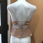 ZARA  light cream open back top Photo 2