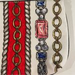 Brighton Glitter & Go LOVE Crossbody Women’s Canvas Bag Purse Strap Tassel Photo 3