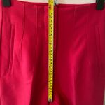 ZARA NWOT Hot Pink Straight Leg Dress Pants High Waisted Slacks Women's size XS Photo 10