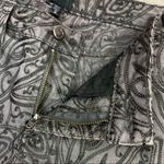joe's jeans  Gracie Paisley Embroidered Black Collection Jeans Gray Black Size 27 Photo 5