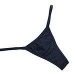 🔃Black Thong Bikini Bottom Photo 1