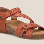 Taos Footwear Trulie Terracotta Orange and Tan Sandals Size 8 Photo 0