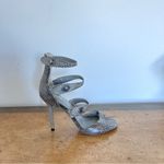Leon Max Safe Genuine Snakeskin Upper and‎ Leather Lining and Sole Pumps size 7M Gray Photo 1