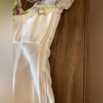 Mikael aghal romantic abstract garden silk cocktail flutter Sleeve Mini dress White Size 4 Photo 11