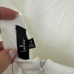 Lulus Superb Aura White Ruffled Drop Waist Mini Dress Size M Size M Photo 5