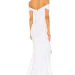Nookie Neptune Gown Size XS White High Slit Wedding Bridal Mermaid Train Photo 2