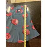 CAbi ‎ Style 3445 Blushing Floral Blouse Teal Sz XS Peplum Lined Tank Shirt Top Photo 3
