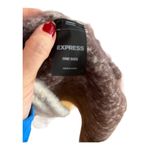 EXPRESS  oversized squares fringe fluffy scarf Photo 2