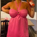MORE TO COME Kristen Halter Mini Dress in Pink Size XL Photo 2