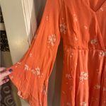 Free People  Tangerine Embroidered Dress Photo 2