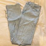 ZARA straight leg ripped denim Photo 1