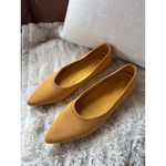 VIVAIA PointedToe Ballet Flats in Mustard Yellow Size 9.5 Photo 2