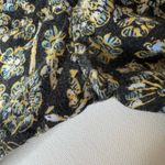 Free People Free People Womens Boheme Mini Dress in Black Sz 8 Floral Ruffle Boho Festival Photo 6