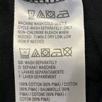 Isaac Mizrahi LIVE Black Pima Cotton Short Sleeve Fit and Flare T- Shirt- XS Photo 9