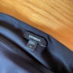 EXPRESS  Women’s Black Long Sleeve Maxi Dress XS Draped Ruched Evening Gown Elegant  Photo 3