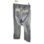 Miss Me ND Weekend Womens 12 Capri Jeans Embroidered Pockets Stretch Denim Photo 3