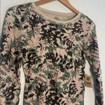 NEW Element Camo Floral Long Sleeve Top Thermal Ribbed Medium NWT Green Pink Photo 1
