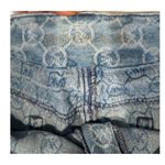 Rare Vintage monogrammed Michael Kors denim mini skirt Y2K light wash size 12 Photo 5