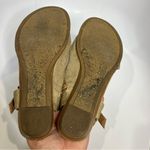 Blowfish Malibu Balla wedge sandals open toe tan canvas leather women’s size‎ 9 Photo 7
