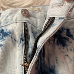 Madewell Tie Dye Rigid Denim A-Line Mini Skirt Photo 4