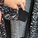 Lane Bryant Black Blue Open Front Cardigan Sweater Plus Size 18/20 Animal Print Photo 7