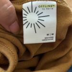 Aerie OFFLINE by  Summer Lights Terry Jumpsuit Tan Camel size M Photo 3