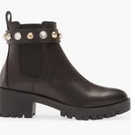 Karl Lagerfeld Paris Porshay Lug Sole Boots in Black, Size 8.5 New w/o Box Photo 11