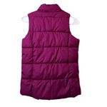 Old Navy  Frost Free Women Size Large Regular Puffer Vest Pink Zip Preppy Winter Photo 1