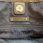 CELINE Authenticated Bronze Metallic Brown Leather Tote Shoulder Bag Carriage Photo 8