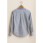 H&M  Blue Striped Button-Down Shirt XS Photo 4