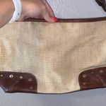 Bass western beige brown riveted shoulder bag Photo 3