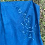 Rampage Vintage bridesmaid Prom Blue Shimmery dress Photo 10