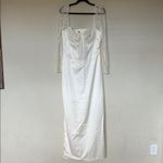 House Of CB  'Perdi' Vintage Ivory Satin Maxi Dress NWOT Size‎ XS A-C Photo 11